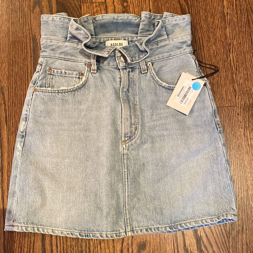 AGOLDE NBW denim skirt